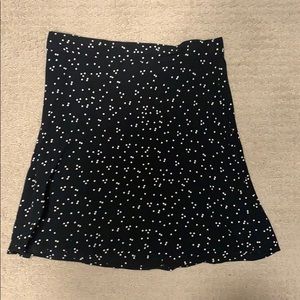 Flynn Skye Black and White Polka Dot Skirt